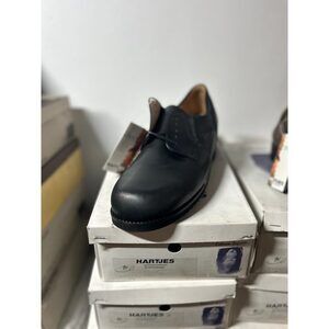 Vintage Hartjes Men's‎ Black Leather Derby 15163